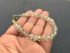 Magnificent Qualities 28 Pieces Faceted Cube Beads Natural Green Amethyst Gems