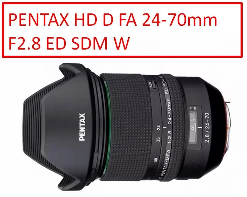PENTAX f/2.8 Camera Lenses 24-70mm Focal for sale | eBay