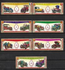 Voitures Guinée Equatoriale 1976 (17) Yvert n° 86 et PA 71 oblitérés used