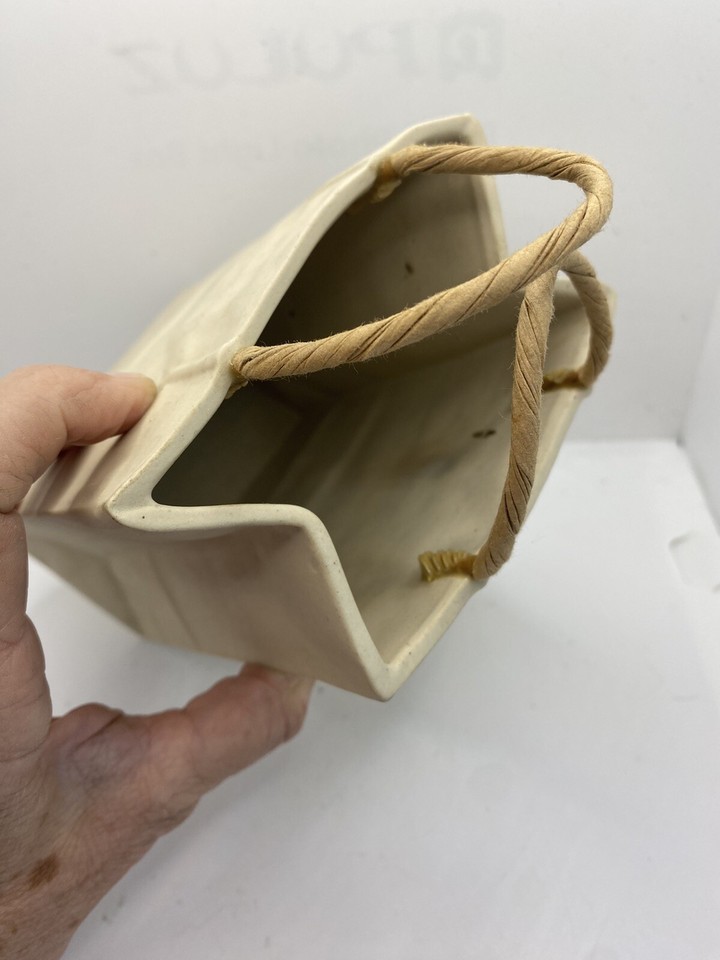 Michael Harvey Vase Craft 2 Brown Paper Bag Sack Ceramic Art Canada