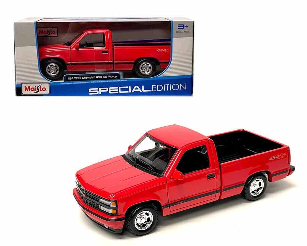 Maisto 1993 Chevrolet 454 SS Pickup Red 1/24 | eBay