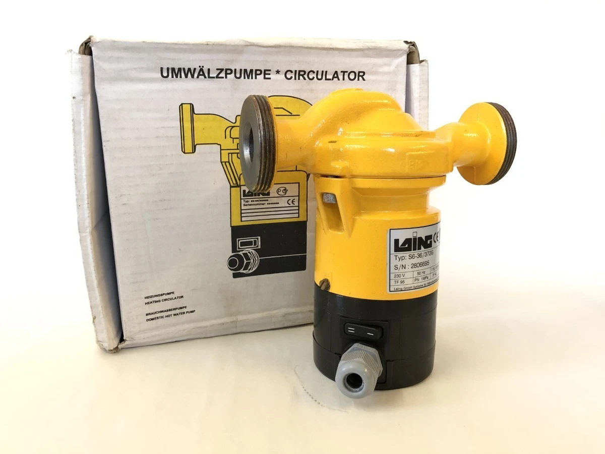 Laing Circulation Circulating Hot Water Central Heating Pump S6-36/372G  2.25u0026#034; | eBay