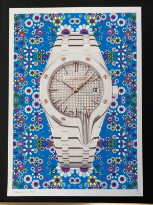 DEATH NYC Hand Signed LARGE Print COA Framed 16x20in Murakami