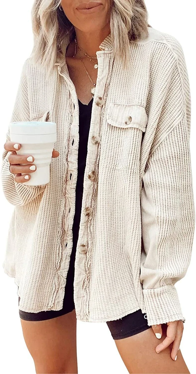 Women's knit sales button front shirt