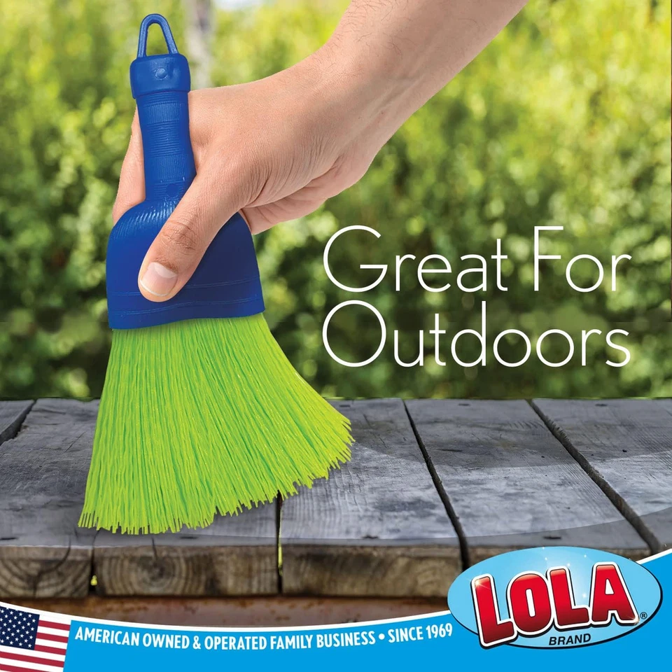 Lola Products Whisk Broom, Hand Brush, Durable Bristles, Whisks Away Dirt & Debr - Image 4 of 4