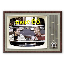 ROUTE 66 TV Show Retro TV 3.5 inches x 2.5 in...