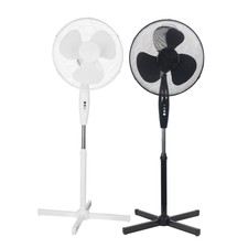 16" Oscillating Pedestal Fan, 3 Speed Quiet Standing Floor Fan for Home -B Grade