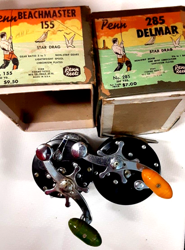 Moulinet De Pêche Vintage PENN DELMAR 285 – Fonctionne – Livraison Gratuite