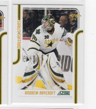 Andrew Raycroft 11-12 Panini Score Hockey Base Common #170 Dallas Stars