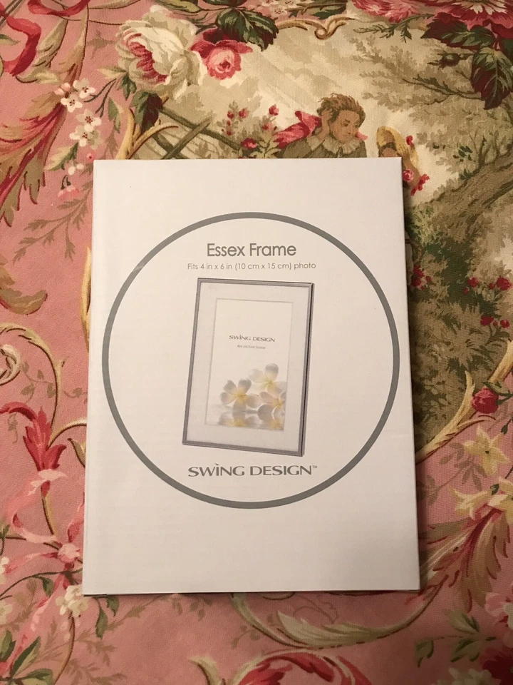 NIB Essex Swing Design Picture Frame, 4 by 6-Inch, Silver Plated - Popsugar - Image 3 of 3