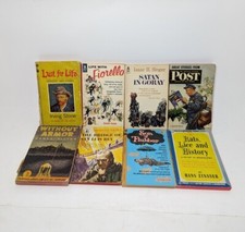 Lot of 8 Vintage PB Paperbacks: Fiorello, Goray, Flubber, Armor, San Luis Rey