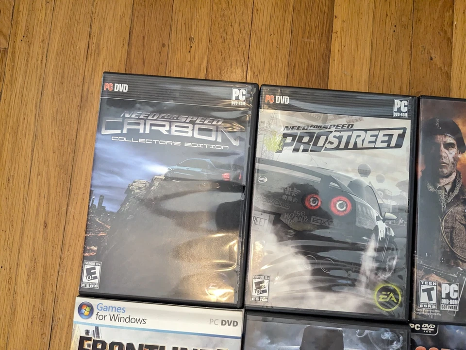 Lot Of 16 PC Military Shooter RPG Racing Games Jewel Cases Some With Manuals L13 - Image 2 of 4