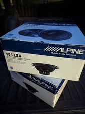 Alpine W12S4 12-inch Single 4 Ohm Subwoofer