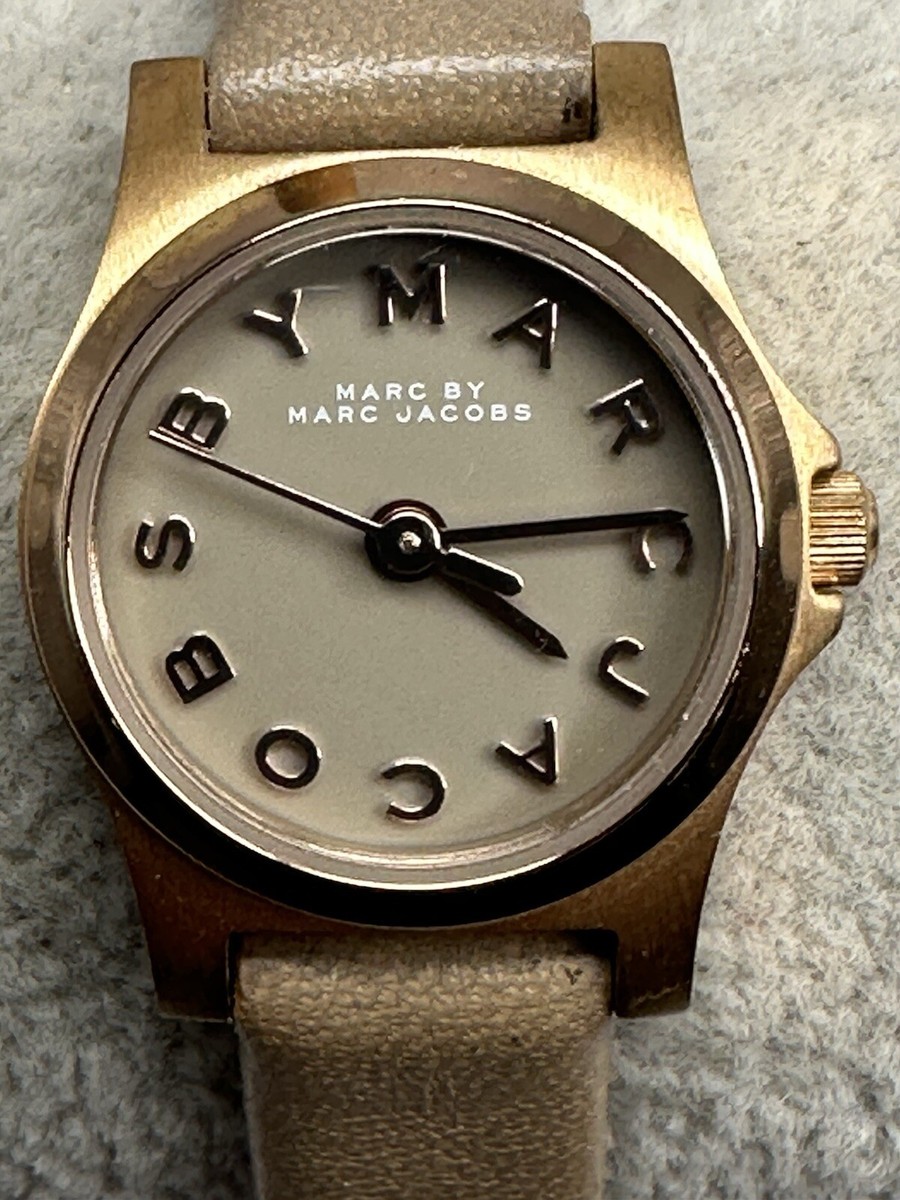 MARC BY MARC JACOBS Henry MBM1239 Lady\'s Watch New Battery 20MM 7\
