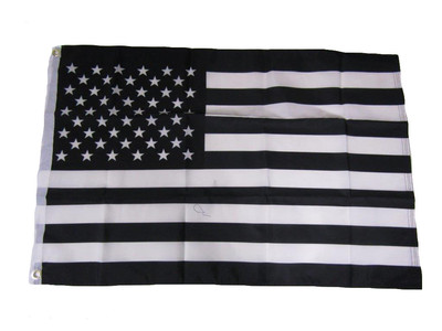 Bandiera Americana Bianca E Nera 3'x5' Anti Trump 100D Con Occhielli - Trade Winds