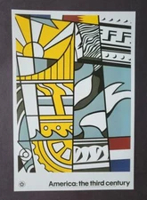 Roy Lichtenstein "Bicentennial Poster" Print Mounted offset Lithograph 2019 Rep