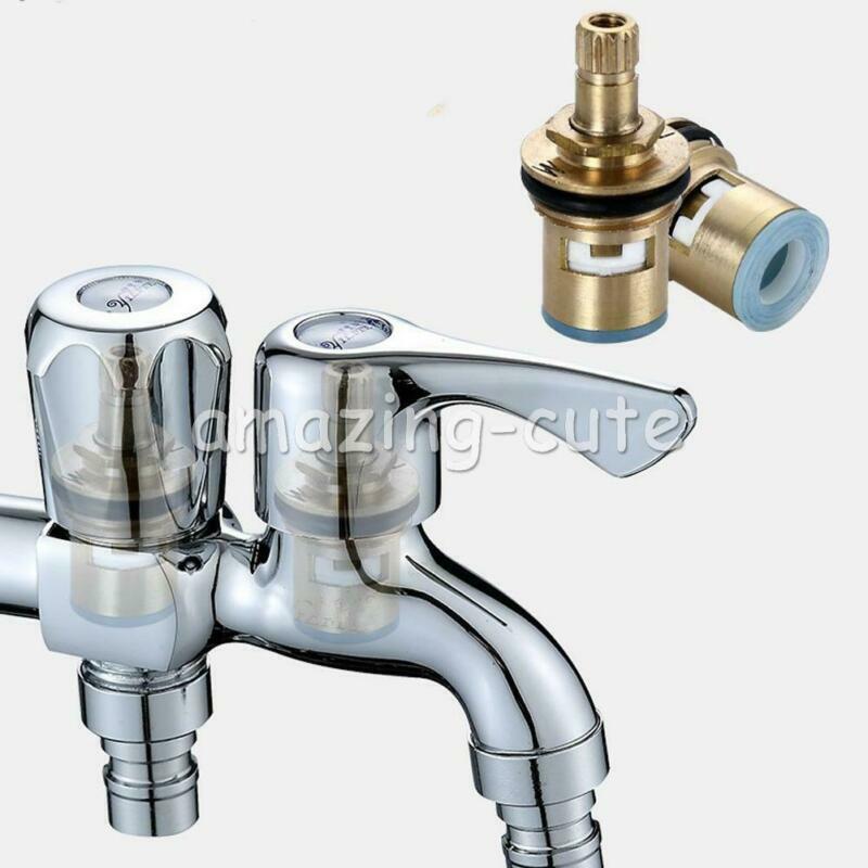 Edelstahl Doppelhahn 1/2 Zoll - Für Waschmaschine & Gartenschlauch