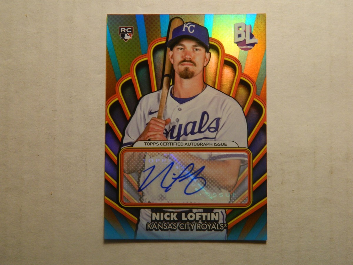 2024 Topps Big League Autographed Rookie Card of Nick Loftin