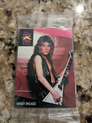 1991 SUPER STARS MUSIC CARDS RANDY RHOADS & BELL BIV DEVOE FACTORY NEW UNOPENED
