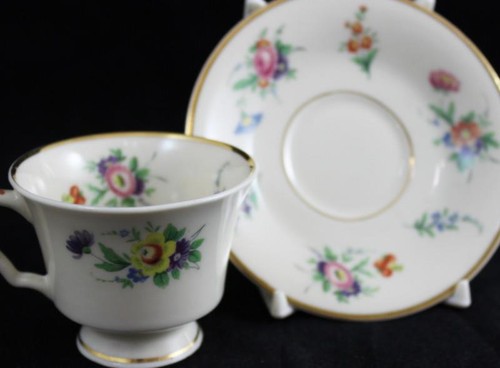 Juegos de 2 tazas y platillos Syracuse Selma grupo de 2 Demitasse - Imagen 5 de 7