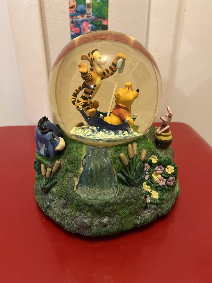 Disney Winnie The Pooh & Tigger Musical Rotating Snow Globe “The Rain