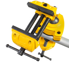 Stanley Multi Angle Vice Bench Clamp Heavy Duty Swivel Work Base Tool Grips