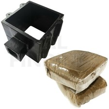 XL sand casting 4 pins Traditional Flask Tools 4X4X4" Internal 2kg sand