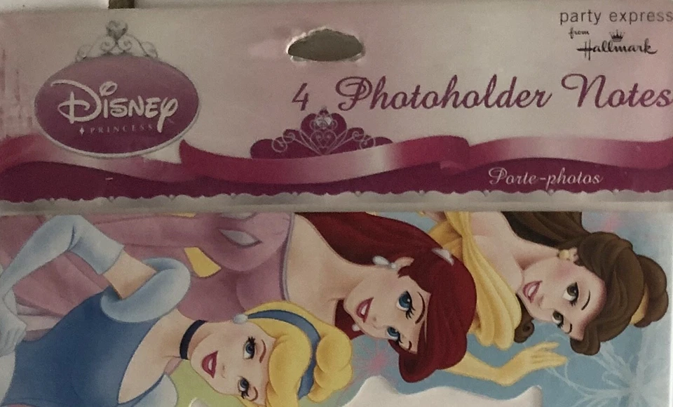 Hallmark Disney PRINCESS Blank Photo Cards Invitation Announcement Thank You 12 - Image 3 of 3