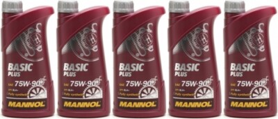 MANNOL Basic Plus 75W-90 API GL 4+ 5x 1l = 5 Liter