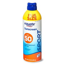 Equate Sport Broad Spectrum Sunscreen Broad-spectrum SPF 50 Spray 9.1 oz