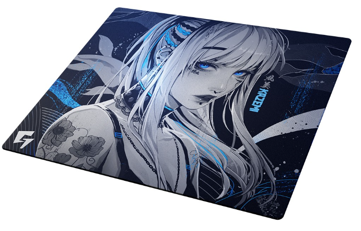 GLSSWRKS Kazemi Premium Glass Mousepad Dark 490x420mm JP GLSSWRKS Kazemi Premium Glass Mousepad Dark 490x420mm JP