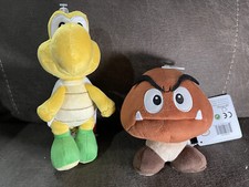 Nintendo Little Buddy Sanei Plush Super Mario Koopa Troopa and Goomba set/lot