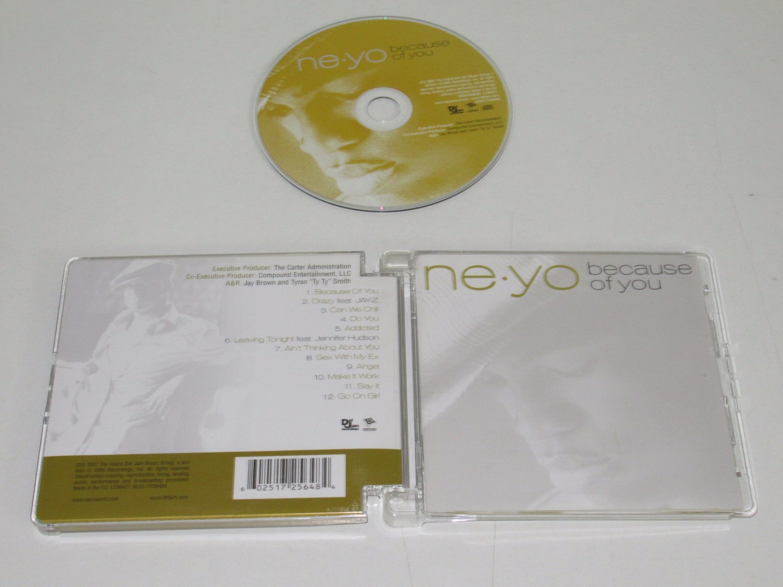 NeYo / Because Of You (Def Jam 602517256484) CD Album De eBay