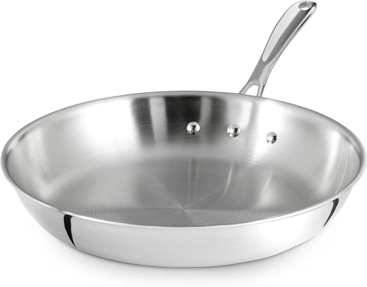 Calphalon Frying Pan Set 1390 10 Stainless Steel & 1388 8” Fry Pan Skillet  Duo