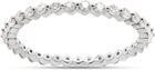 1/2ct Round Moissanite Full Eternity Engagement Band Ring Sterling Silver,VVS1