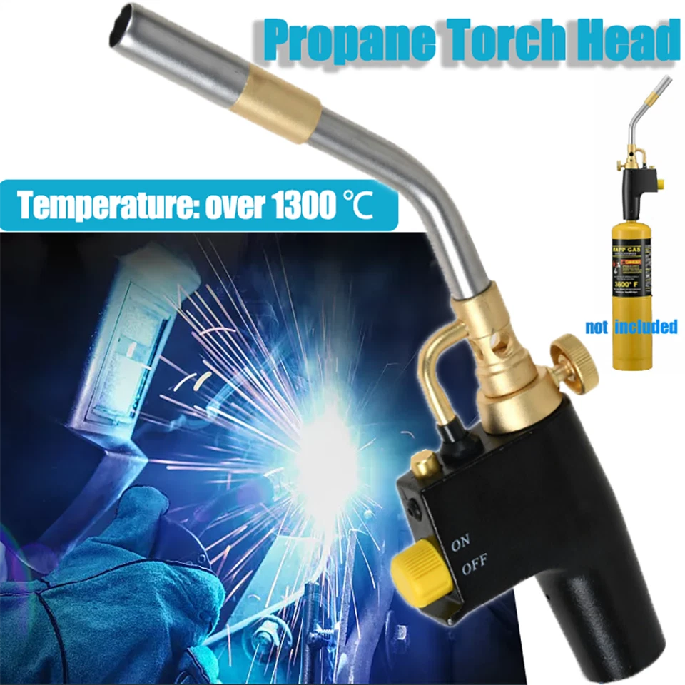 Kit de tocha de propano estilo partida gatilho brasagem solda mapa gás com bico - Imagem 2 de 4