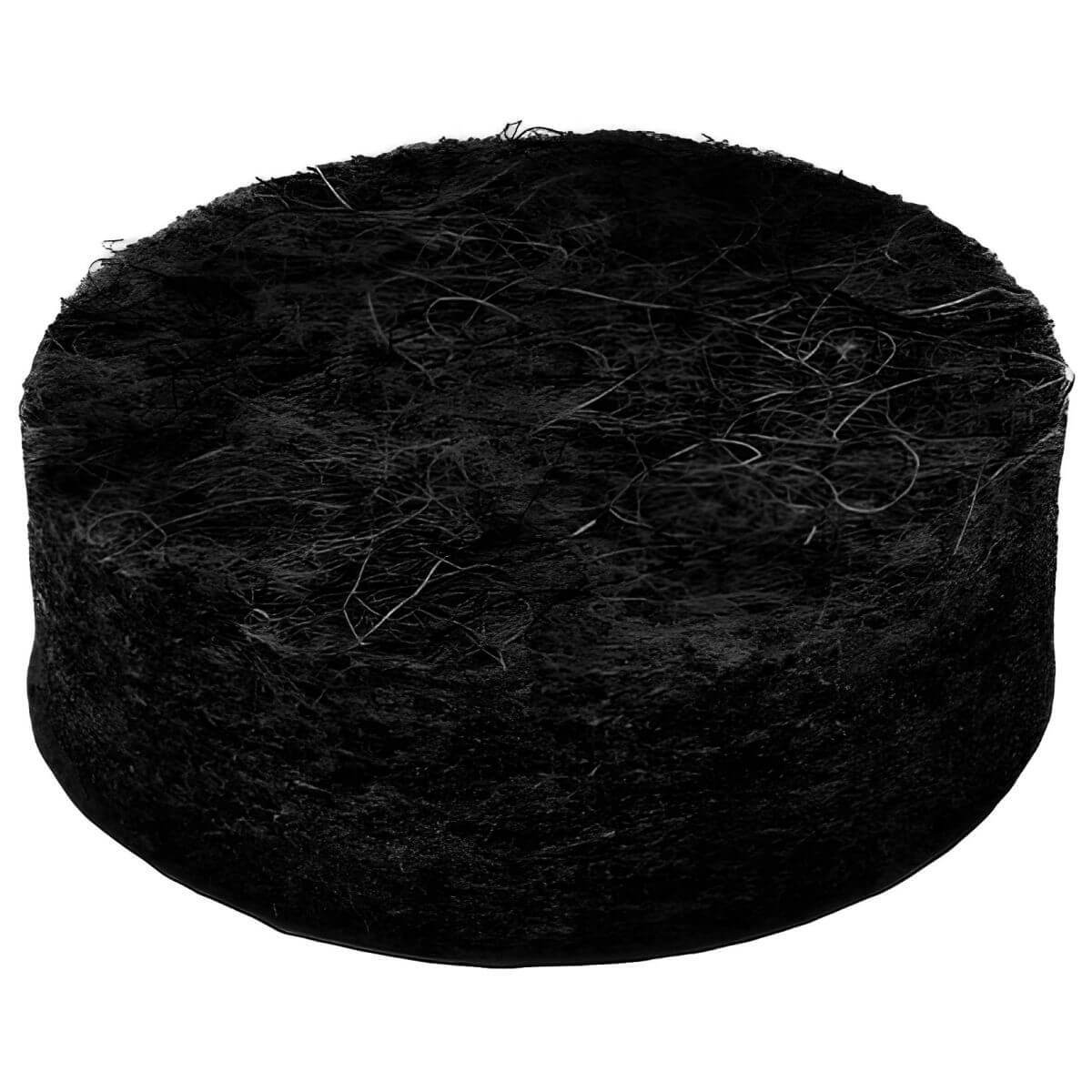 100 Fieltro Redondo Mueble Silla Brillo Autoadhesivo Blanco Negro 14-80mm