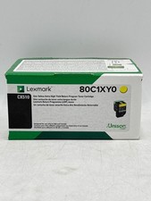 Lexmark 80C1XY0 Yellow Extra High Yield cx510 Toner Cartridge Sealed