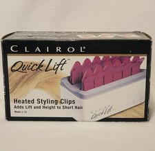 NIB/Open Box Vintage Clairol Quick Lift Heated Styling Clips Model L-12 90s