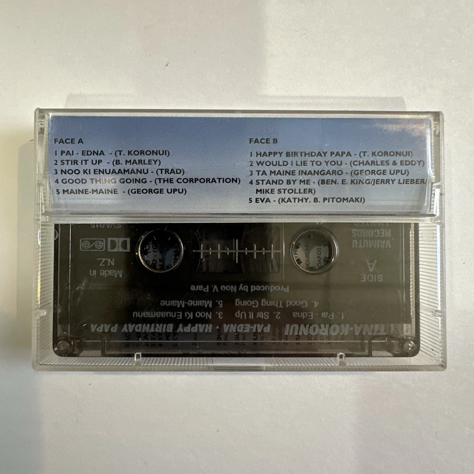 Tina Koronui - Pai-Edna - Happy Birthday Papa Cassette Tape Rare Pacific Islands - Image 3 of 4