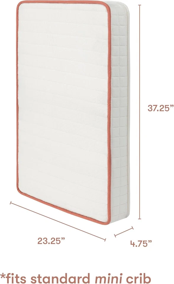 Babyletto Aguacate Mini Cuna Estándar Tamaño - 37.25 x 23.25 x 4.75, Blanco Foto 2 de 4