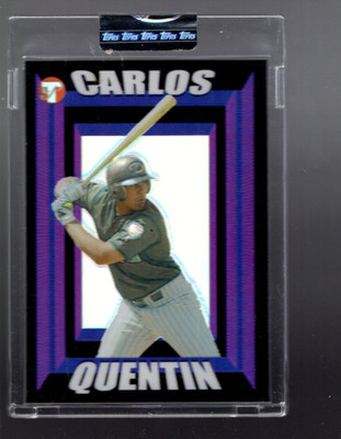A9561- 2004 Topps Pristine Refraktoren #163 Carlos Quentin R /49 - NM-MT