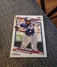 2022 Topps Opening Day Baseball Hank Aaron Bomb Squad BS-1 Atlanta Braves
