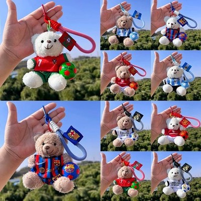 Official 2026 World Cup Bear Keychain Football Couple Gift Toy