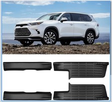BIBLOZ Inside Door Sill Protector Compatible with Toyota Grand Highlander 202...
