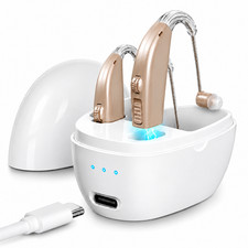 Hearing Aids Hearing Amplifiers for Seniors Rechargeable with Noise Cancelling