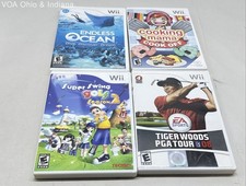 Cooking Mama Endless Ocean 4 Wii Game Lot Nintendo CIB Complete in Box