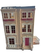 Vintage Fisher Price Loving Family Townhouse Lights Sound Furniture Accessories