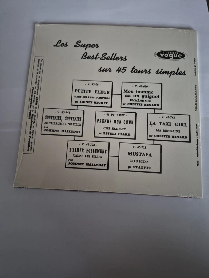 Johnny Hallyday disque vinyle 45 tours Édition Limitée  - Photo 3/3