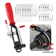 Thickened CV Boot Clamp Tool Kit,CV Joint Ear Clamp Pliers with 20 CV Boot